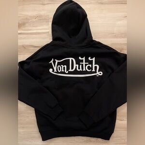 🎉 LAST ONE🎉 - Make Offer Now 
Von Dutch Black Hoodie Sweater for Men